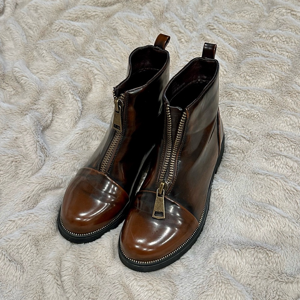Brown Leather Boots